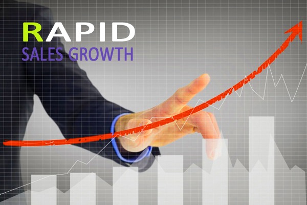 Rapid sales growth